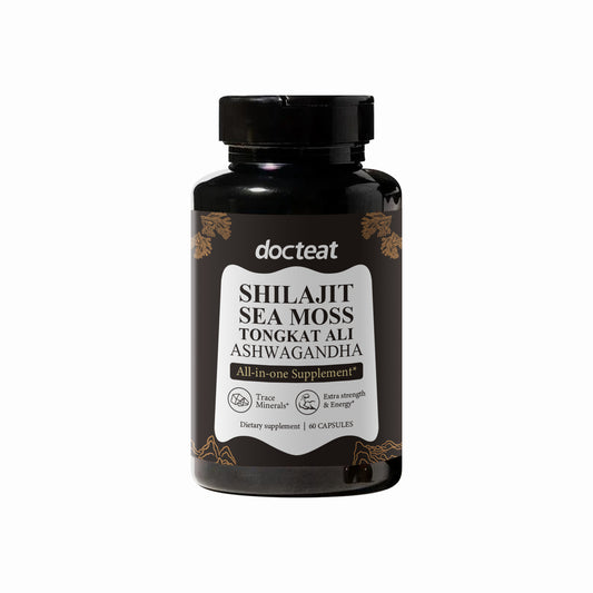 WonicaBloom Shilajit, Ashwagandha & Sea Moss Capsules Energy Boosting Capsules