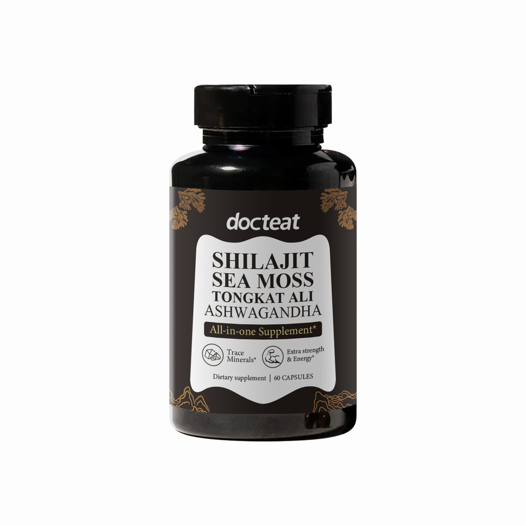 WonicaBloom Shilajit, Ashwagandha & Sea Moss Capsules Energy Boosting Capsules