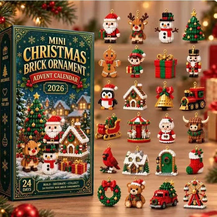 24 Days Mini Christmas Brick Advent Calendar