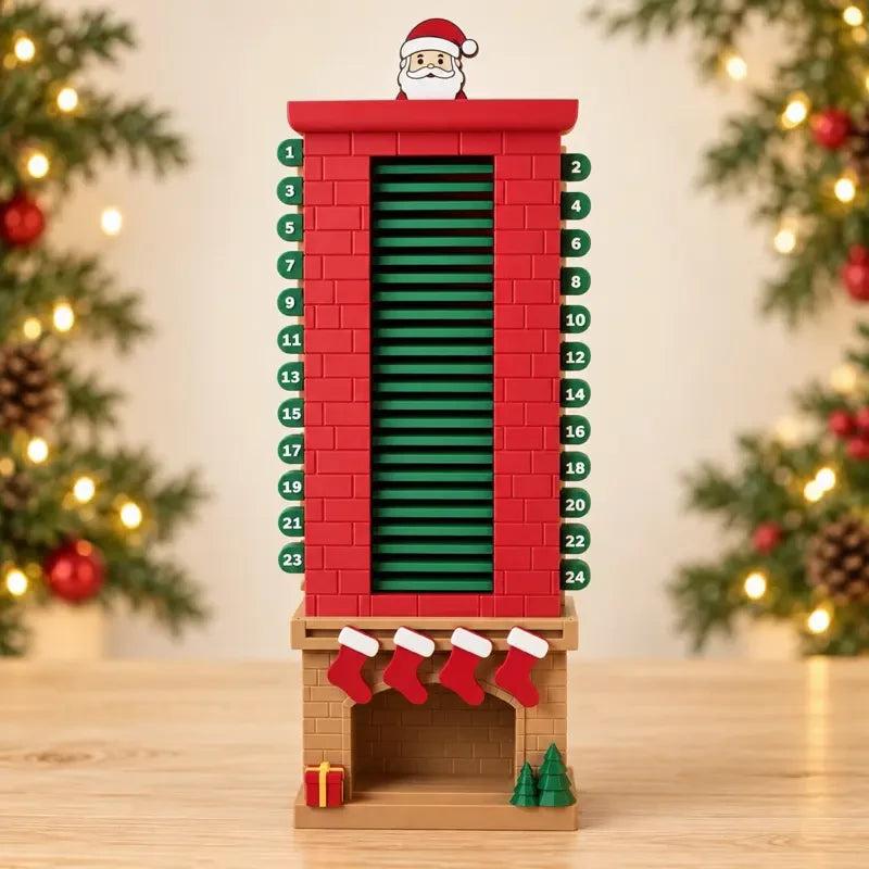 3D Printed Santa Chimney Advent Calendar