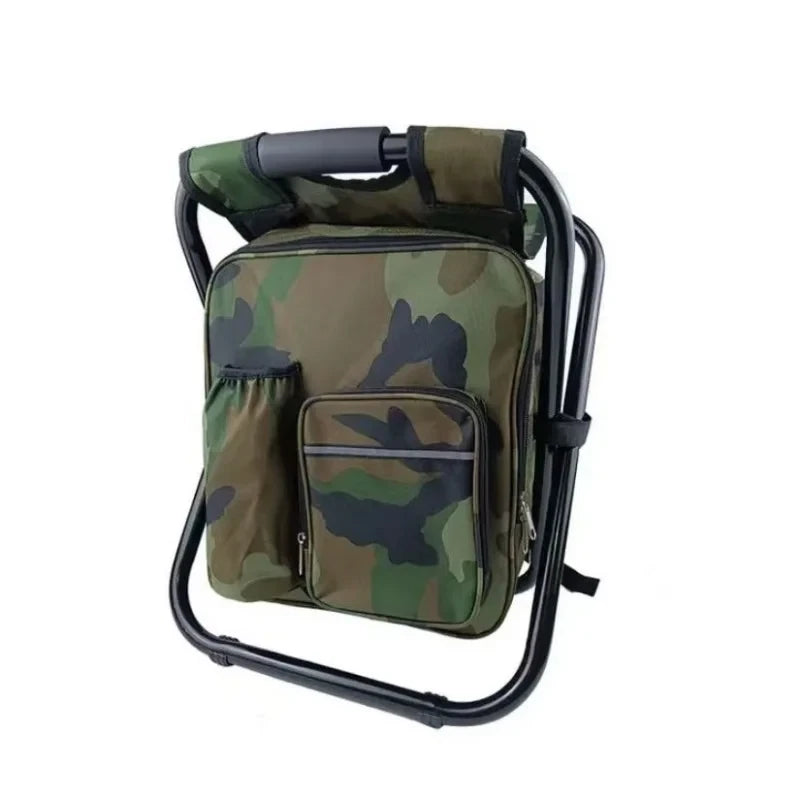 Insulated Folding Fishing Stool Backpack