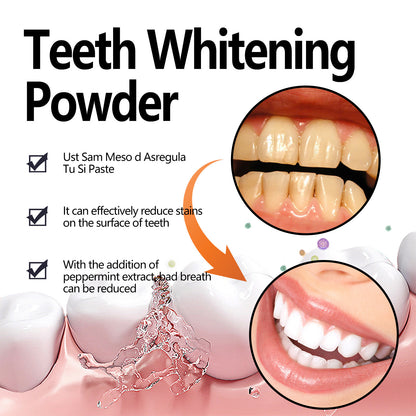 Oral Cleaning Improved Dazzling White Toothpowder