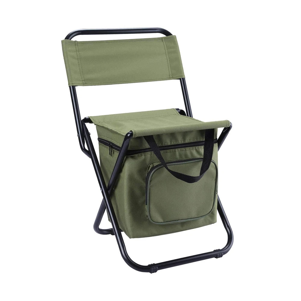 Portable Multi-Purpose Folding Chair with Cooler Bag