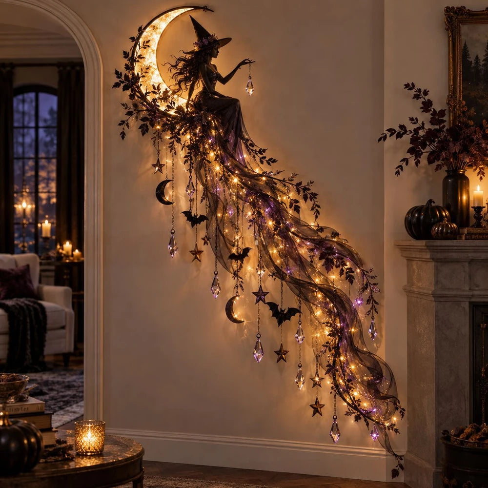 Elegant Halloween Waterfall Wall Light