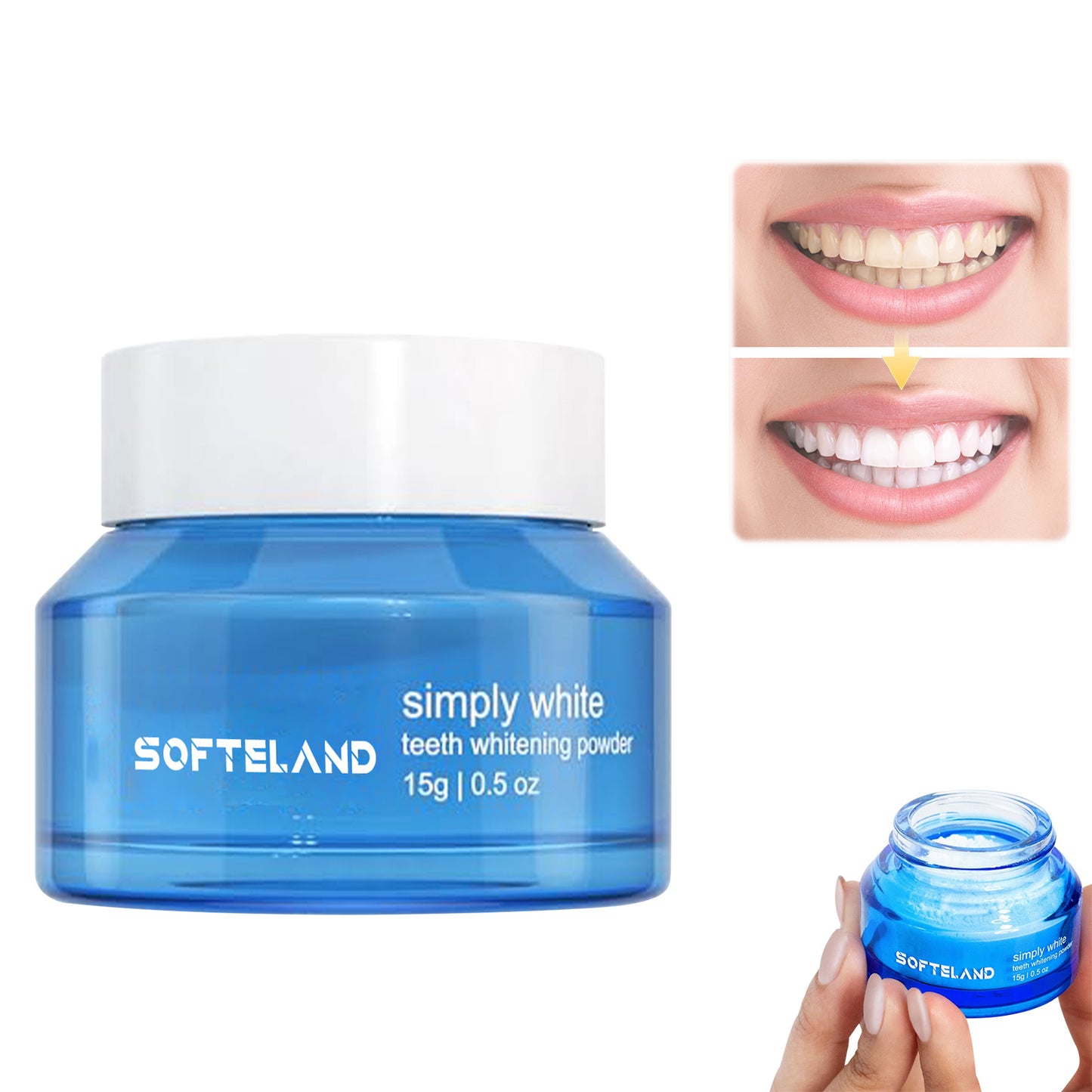 Oral Care Whitening Toothpowder Stain Removal Whitening Facial Brush Yellow Removal Keep Oral Cavity