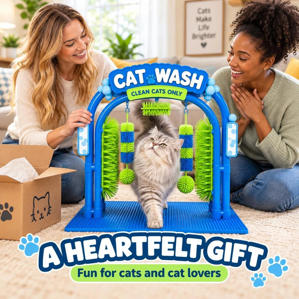 Cat Grooming Arch Scratcher