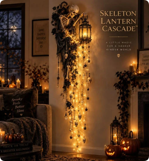 Elegant Halloween Waterfall Wall Light