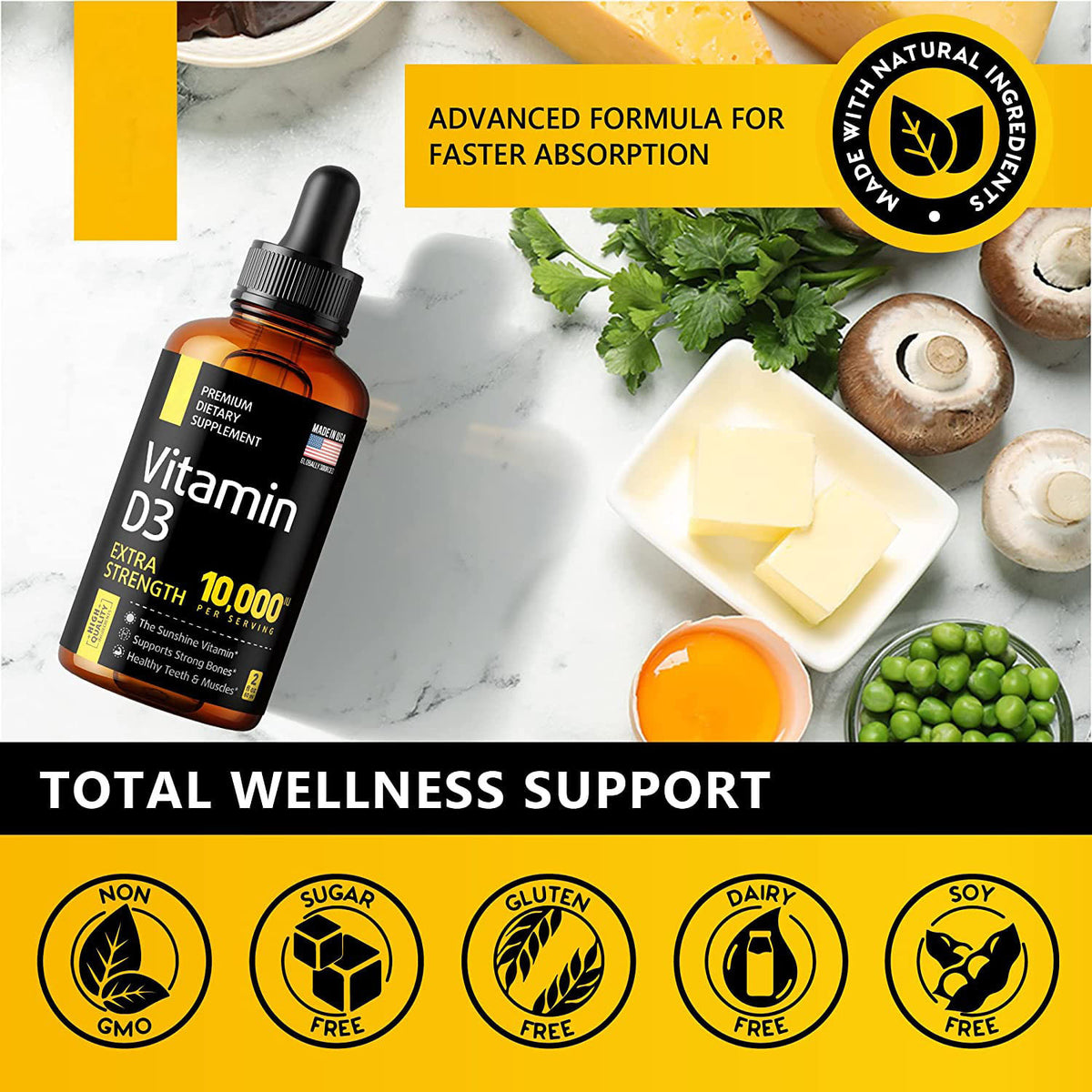 Household Vitamin D3 Drops