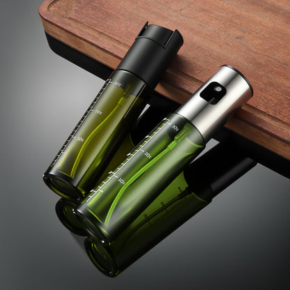 Blackout Oil Bottle Stainless Steel Mist Sprayer Glass Oil Spray Bottle
