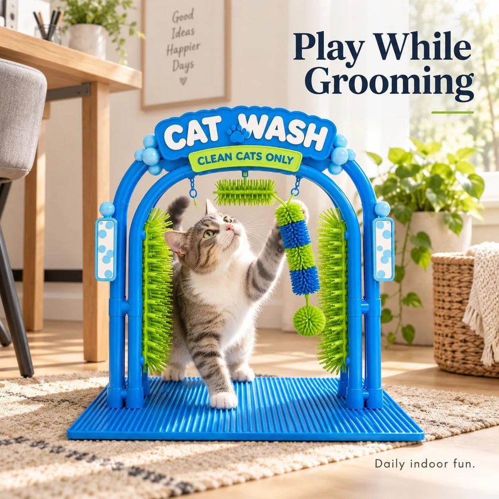 Cat Grooming Arch Scratcher