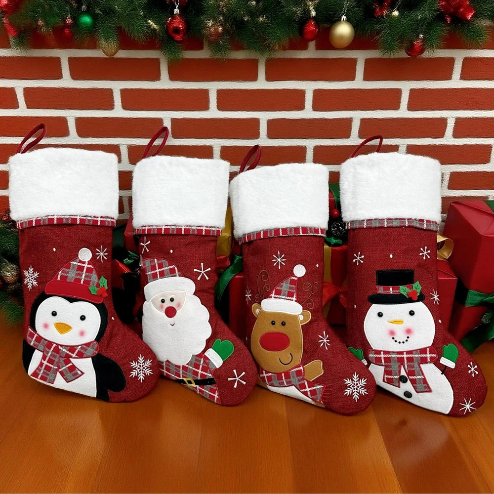 Christmas Stocking Decoration Gift Bag