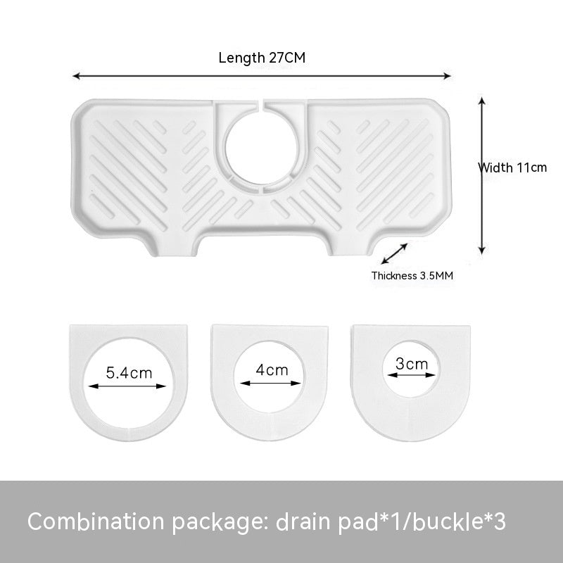 Splash-proof Waterproof Faucet Drainage Mat
