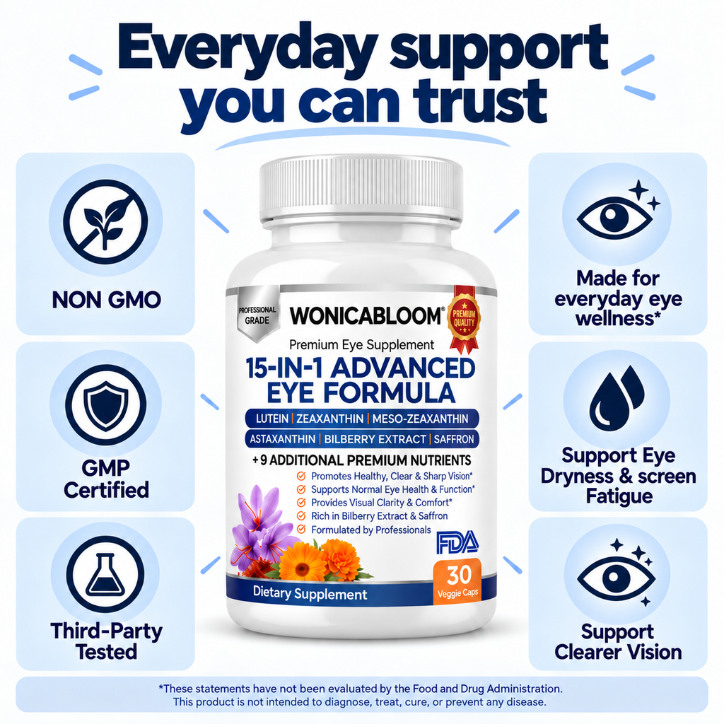 Wonica Bloom  15-in-1 Advanced Eye Formula