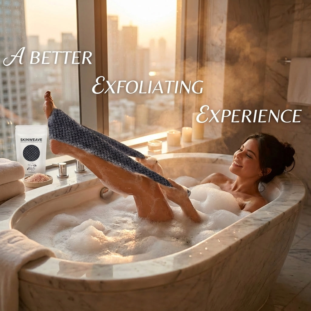 SkinWeave Gentle Exfoliating Shower Towel