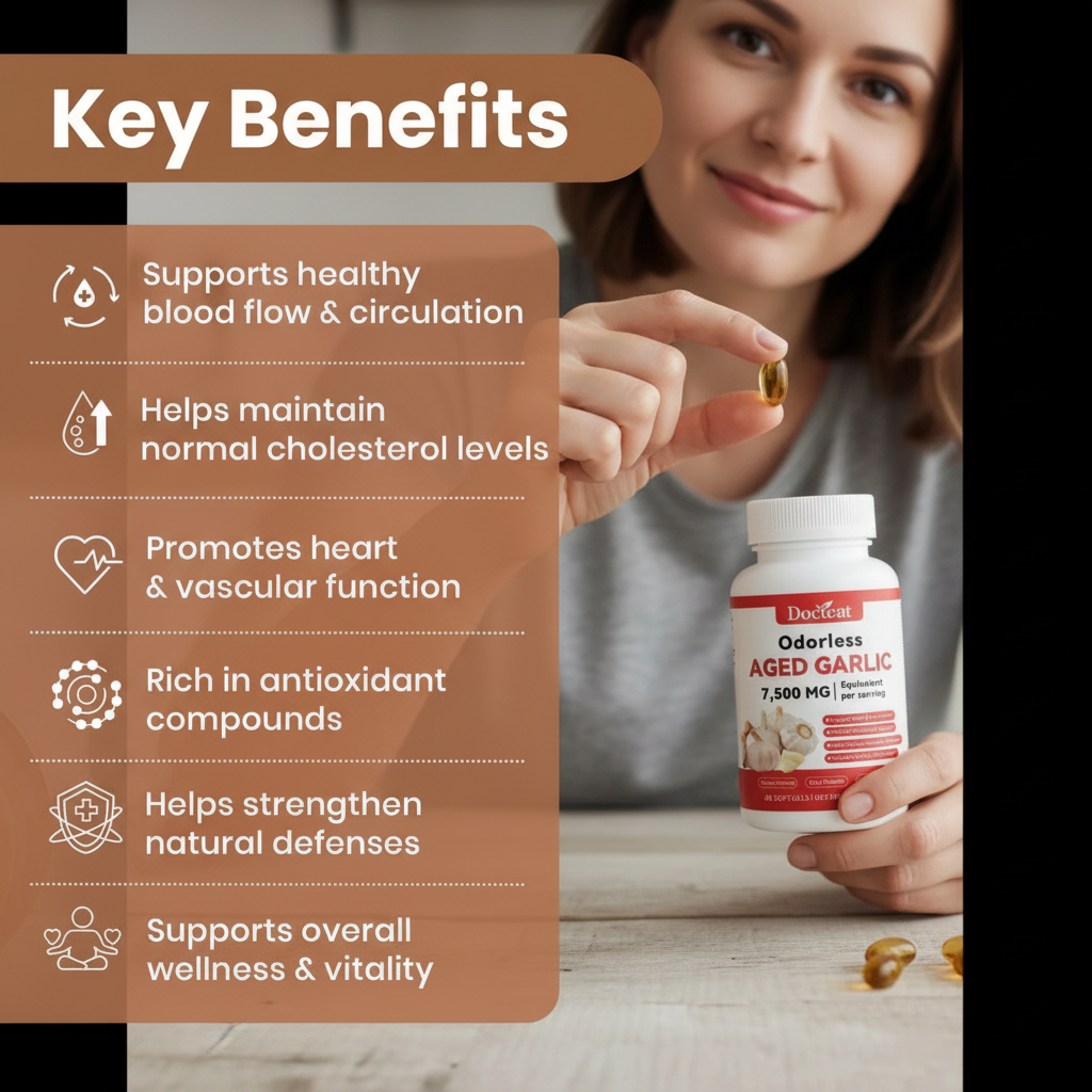 Daily Garlic Vitality Boost Softgels