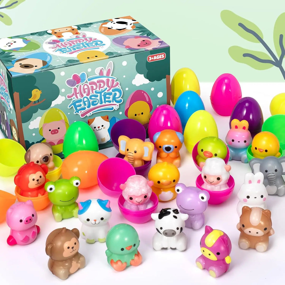 Easter Egg Colorful Slow Rebound Egg Set