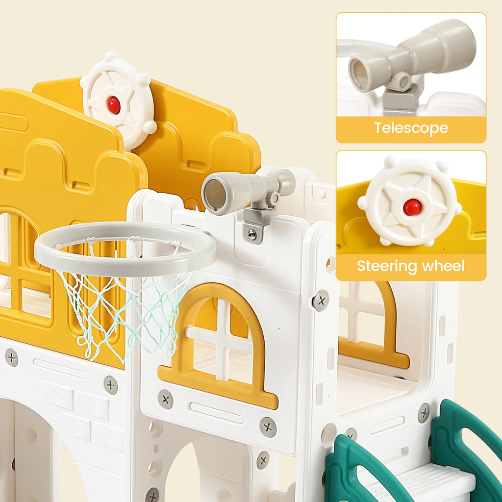 Indoor Playground 8 in 1 Toddler Play Slide