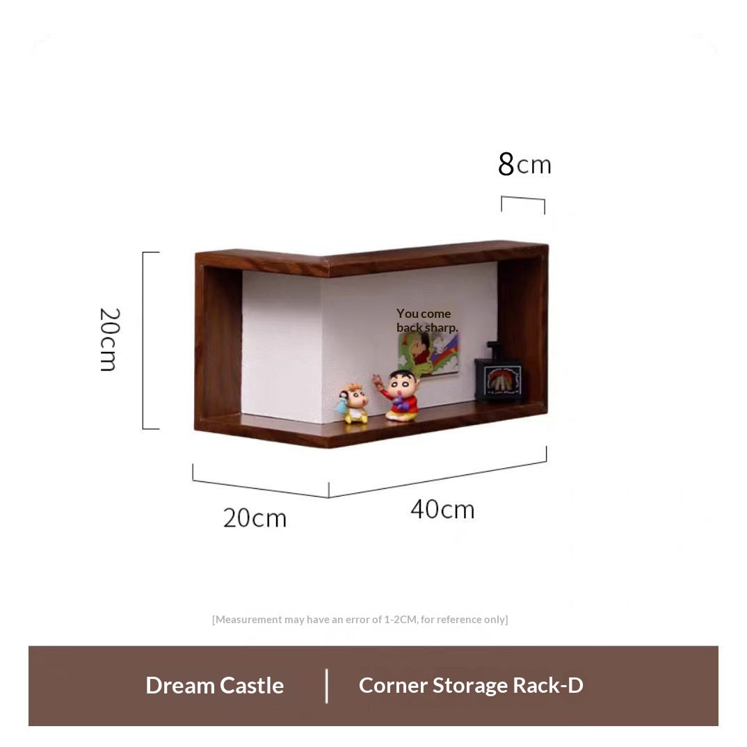 90 Degree Corner Wall Shelf |Turn Unused Corners Into Functional Storage