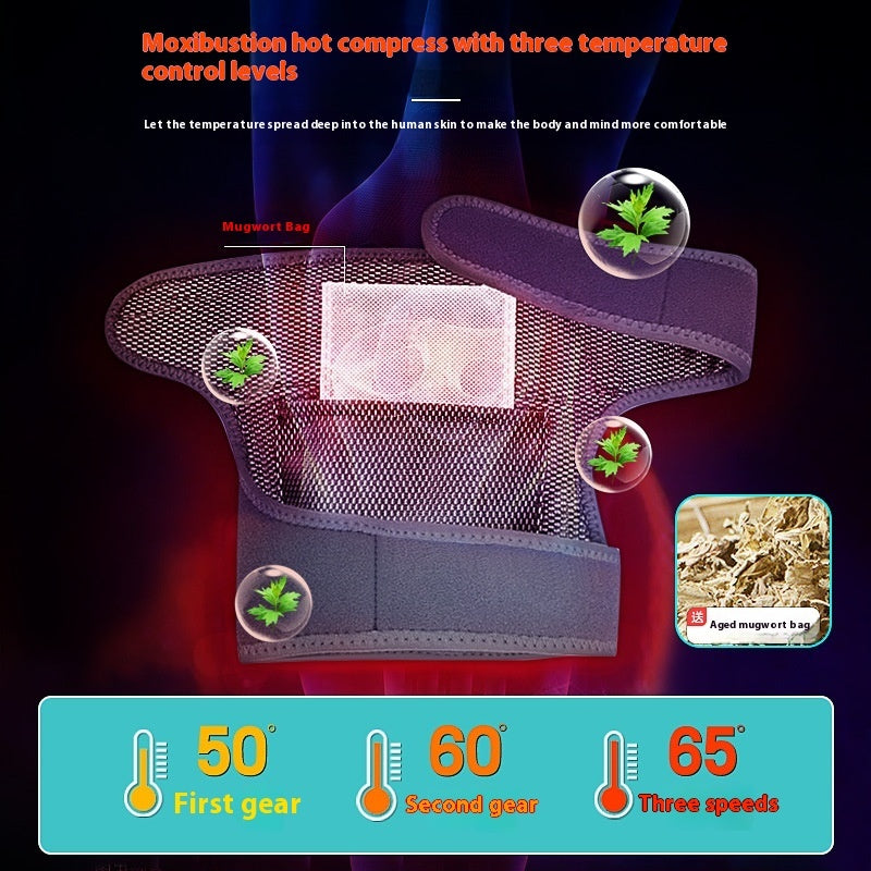 WarmFlex Self-Heating Vibration Knee Pad Massager