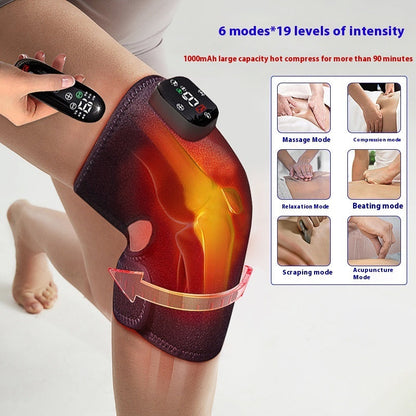 WarmFlex Self-Heating Vibration Knee Pad Massager
