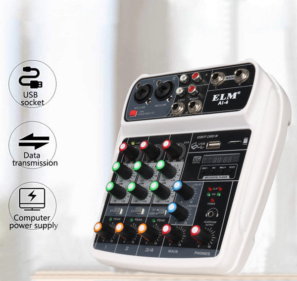 LivePro Portable Vocal Recording Mixer