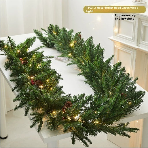 White Winter Glow Garland