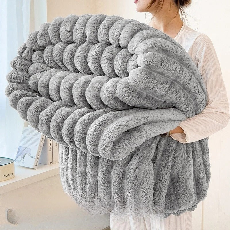 CloudSoft Cozy Bunny Blanket