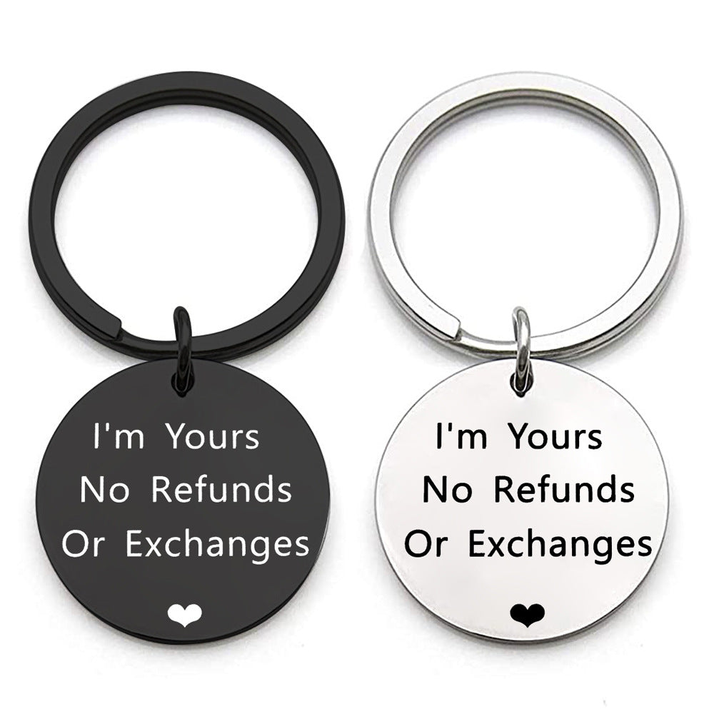 Stainless Steel Valentine Keychain