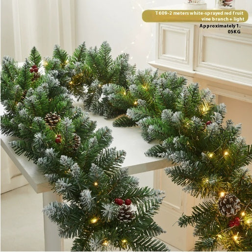 White Winter Glow Garland