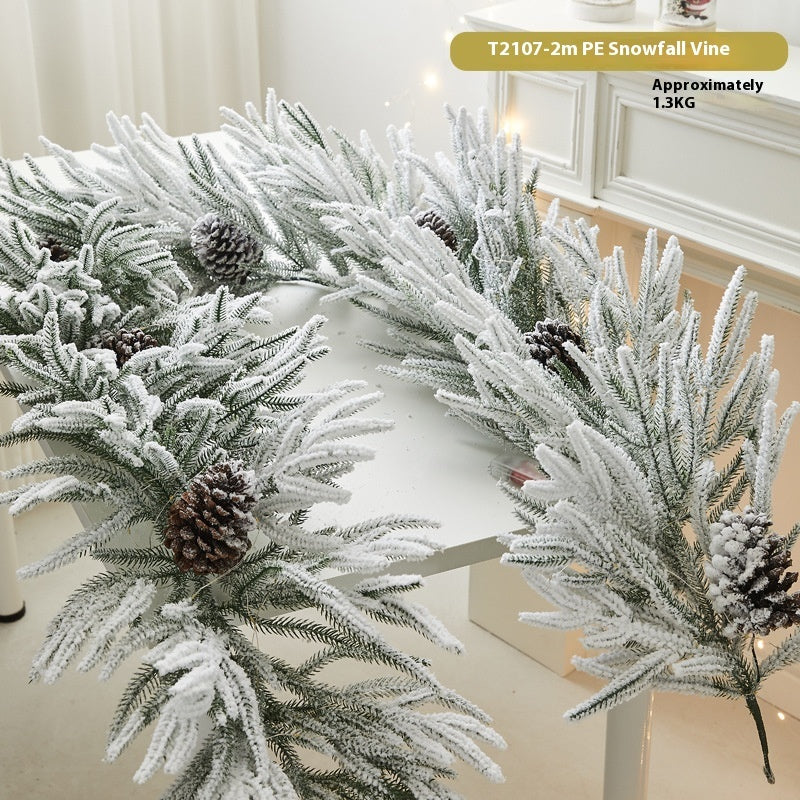 White Winter Glow Garland