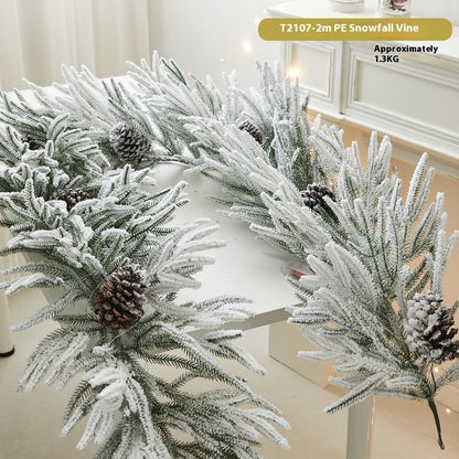 White Winter Glow Garland