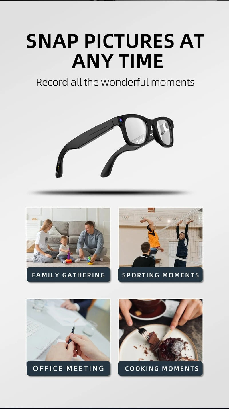 M01Pro Smart Photo AI Glasses