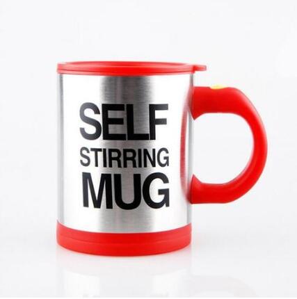 Auto Stirring Steel Coffee Mug