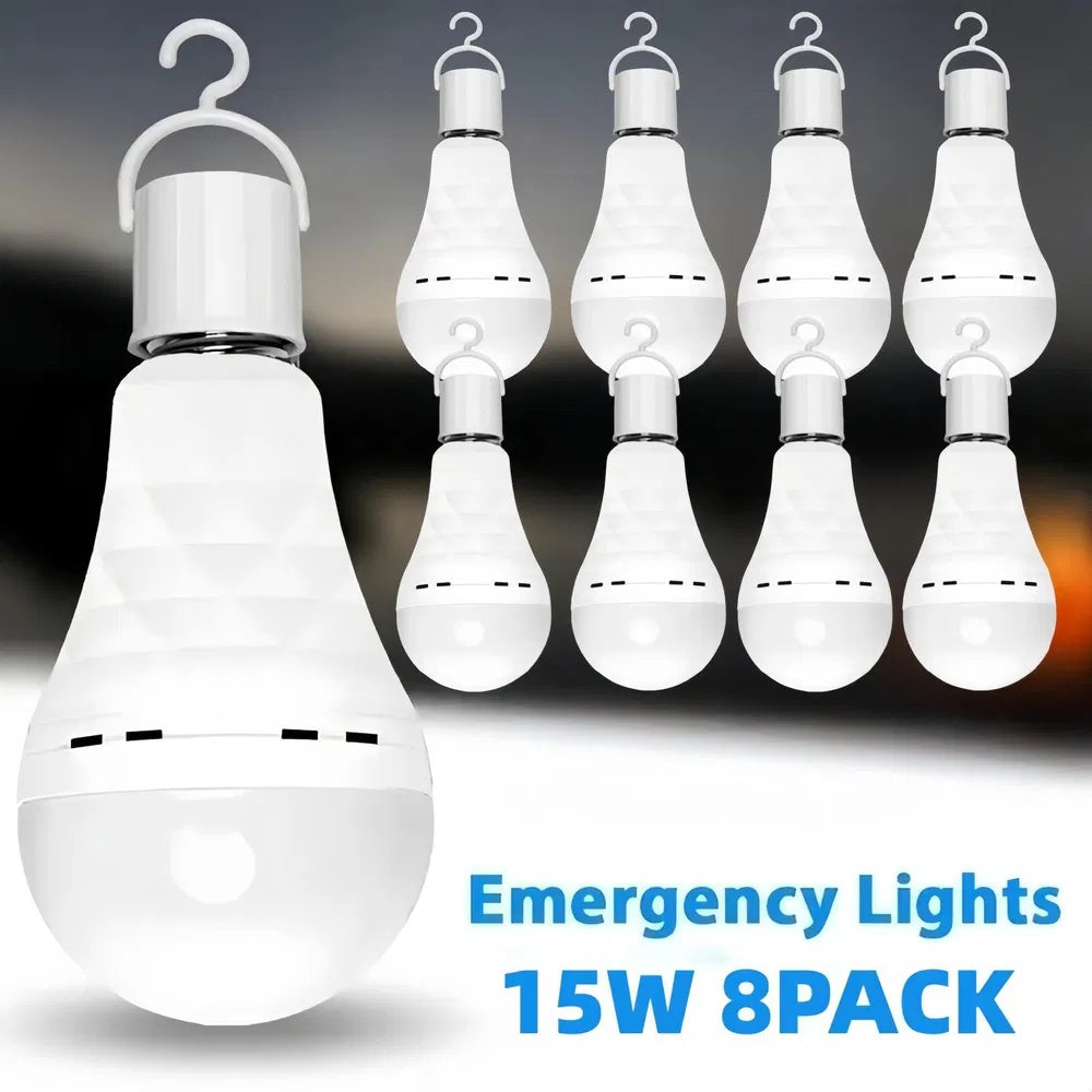 Everyday Emergency Rechargeable LED Bulb Pack Set