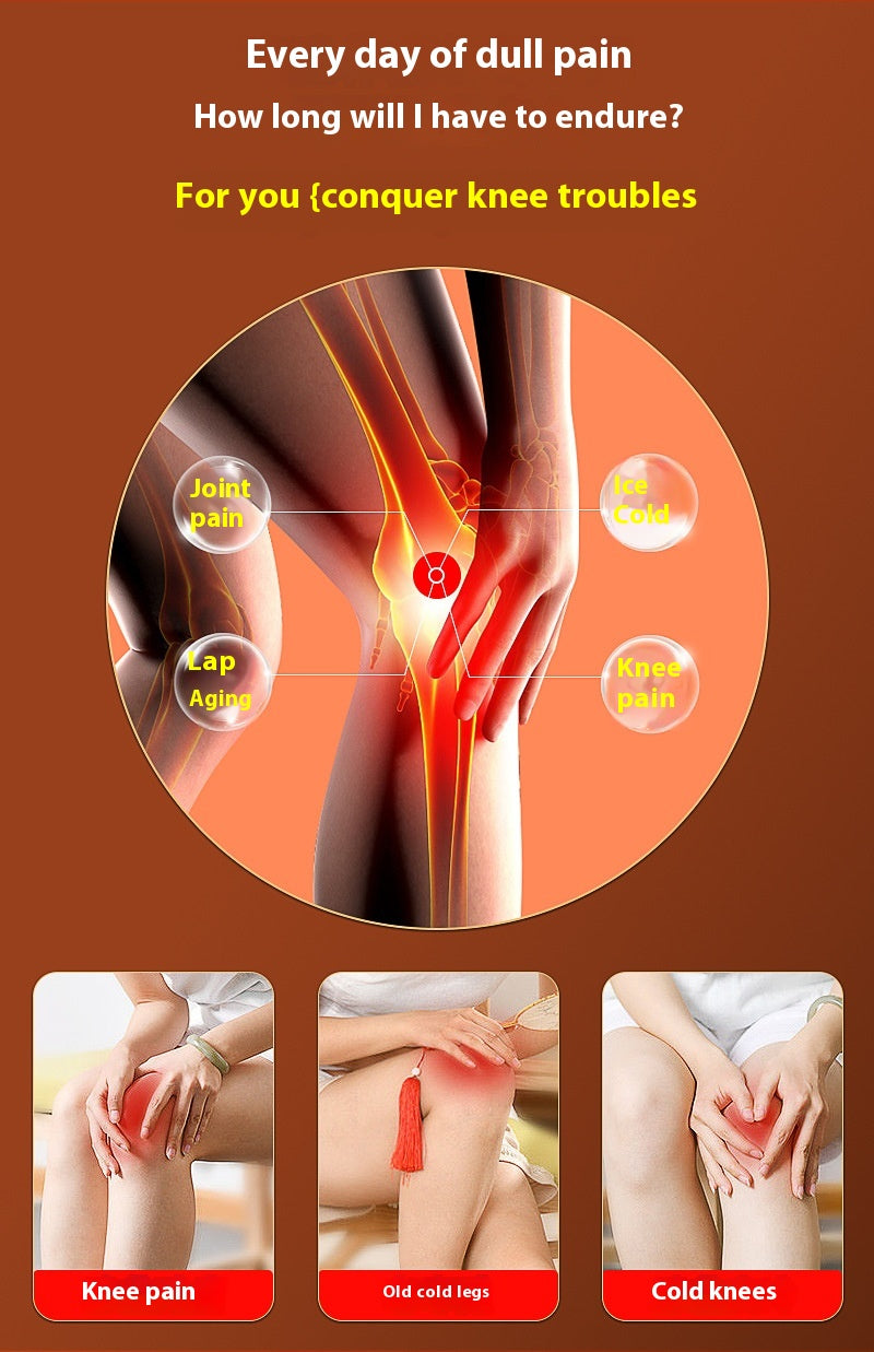 WarmFlex Self-Heating Vibration Knee Pad Massager