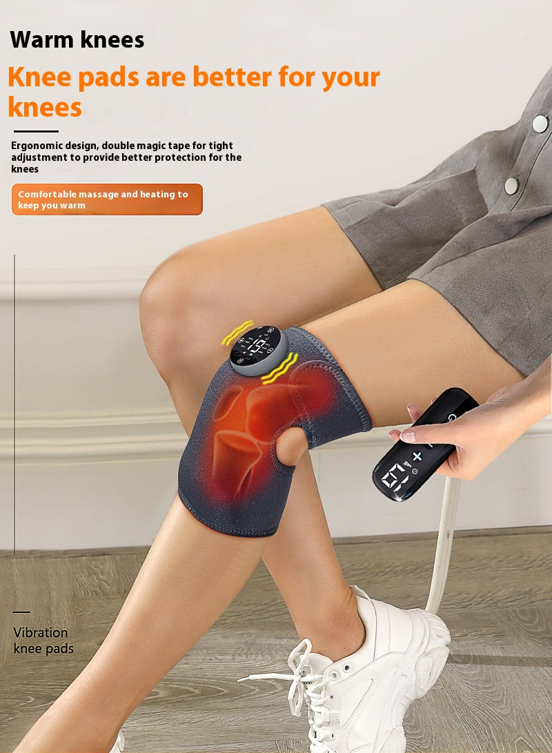 WarmFlex Self-Heating Vibration Knee Pad Massager