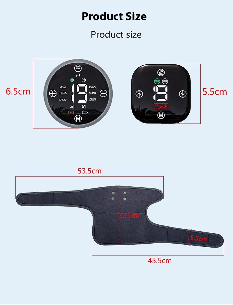 WarmFlex Self-Heating Vibration Knee Pad Massager