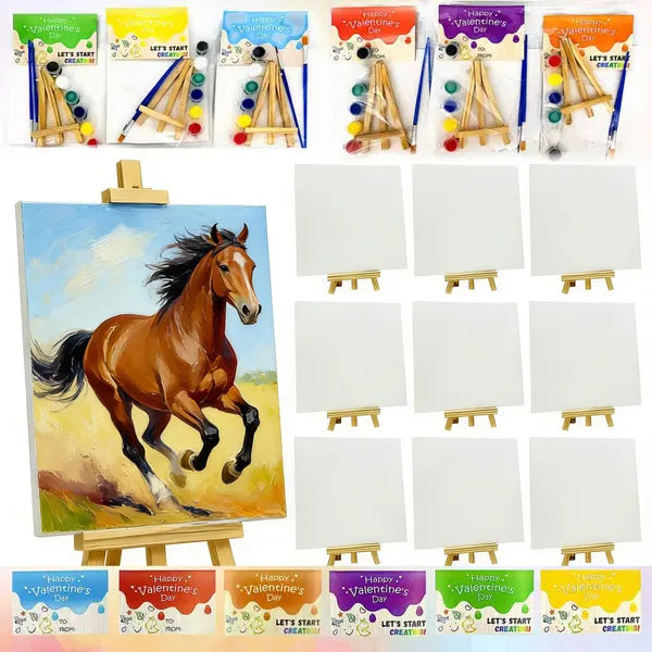 24 Sets Valentine Mini Art Gift Kit