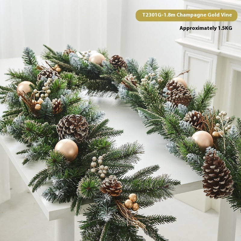 White Winter Glow Garland