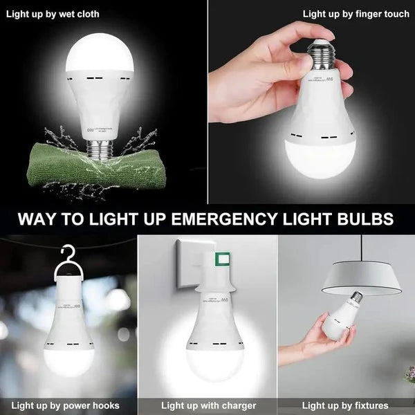 Everyday Emergency Rechargeable LED Bulb Pack Set