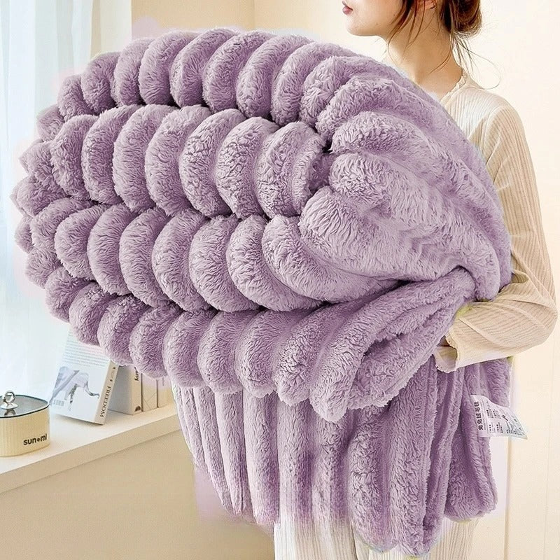 CloudSoft Cozy Bunny Blanket