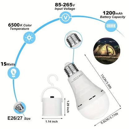 Everyday Emergency Rechargeable LED Bulb Pack Set