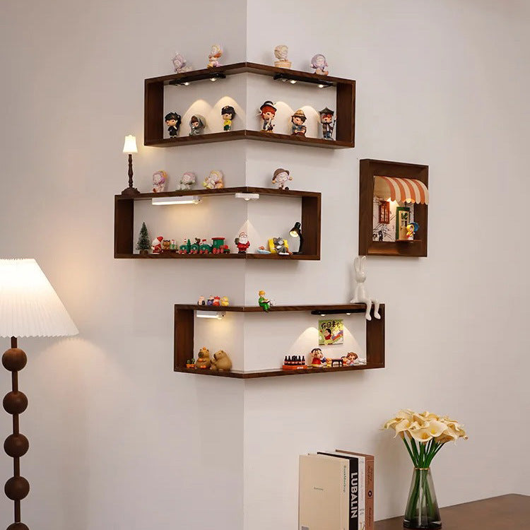 90 Degree Corner Wall Shelf |Turn Unused Corners Into Functional Storage