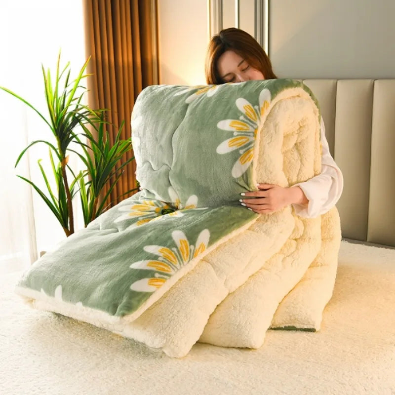 Cozy Winter Plush Blanket