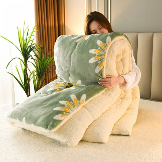 Cozy Winter Plush Blanket