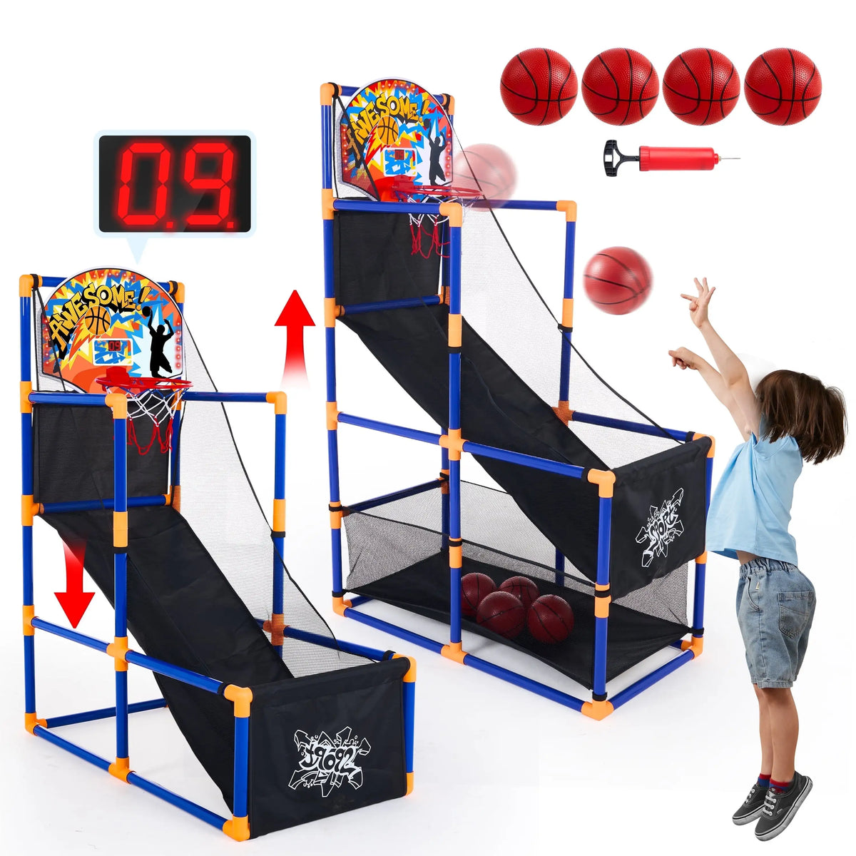 LED Scoring Basketball Game Fun