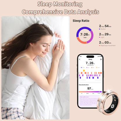Smart Ring For Women, Health & Fitness Tracker