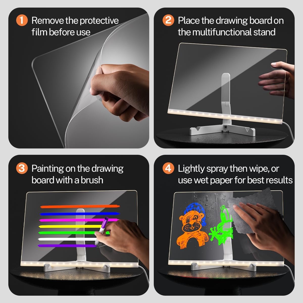 MagicGlow Sketching Neon Art Board