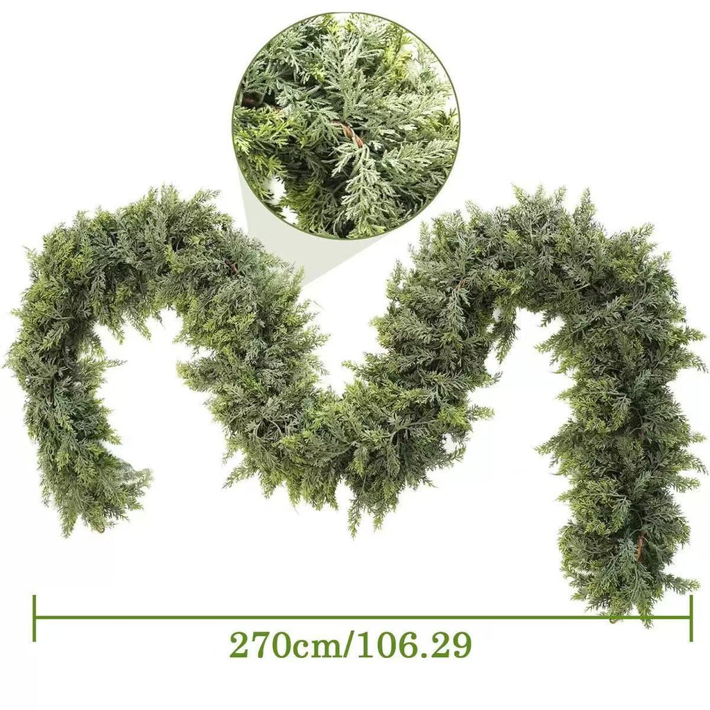 Cozy Cedar Holiday Garland Decor