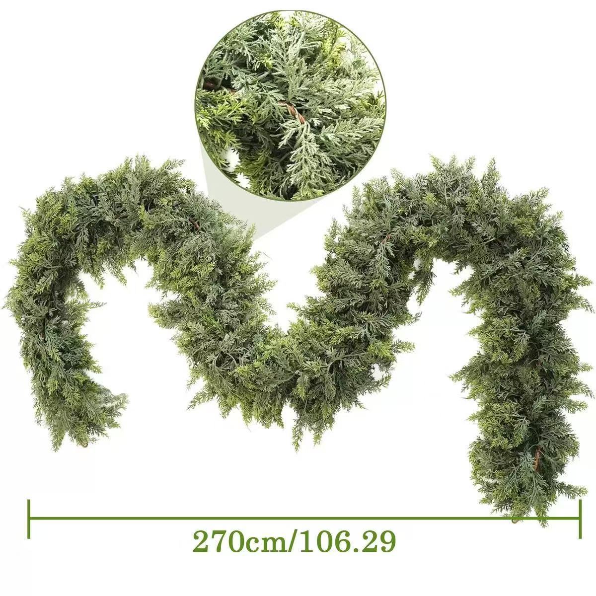 Cozy Cedar Holiday Garland Decor